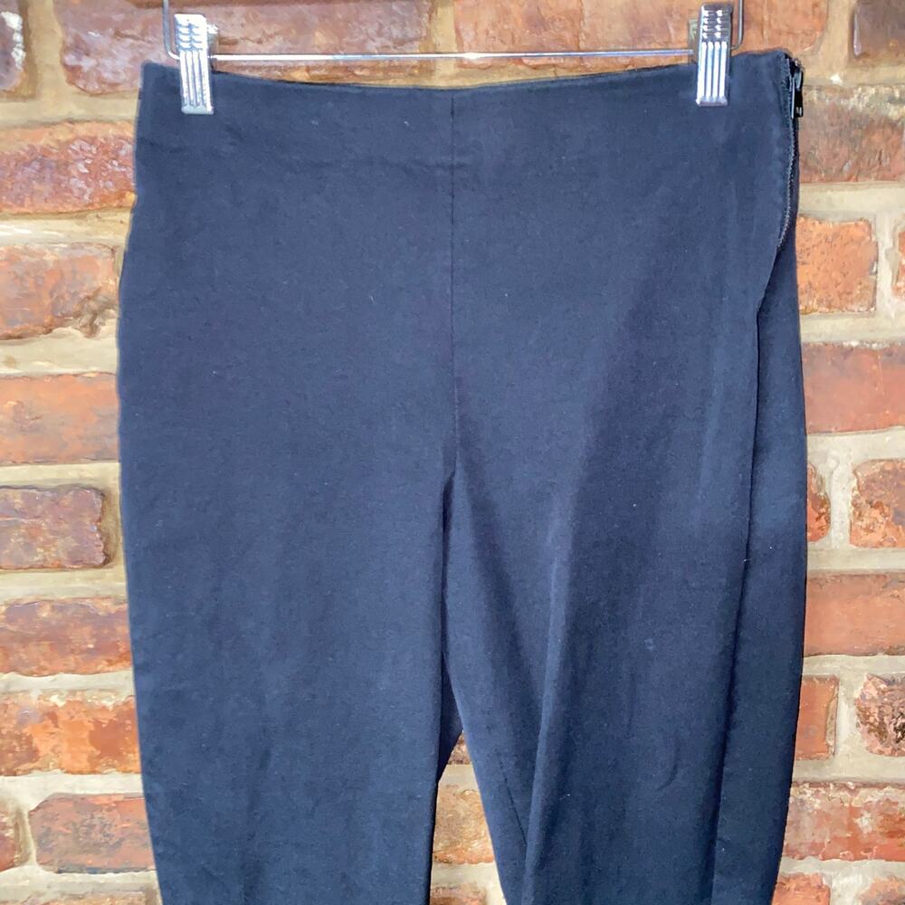 Everlane The Bi-Stretch Side-Zip Cotton Ankle Cropped Work Pants Women's Size 4 - Picture 3 of 8